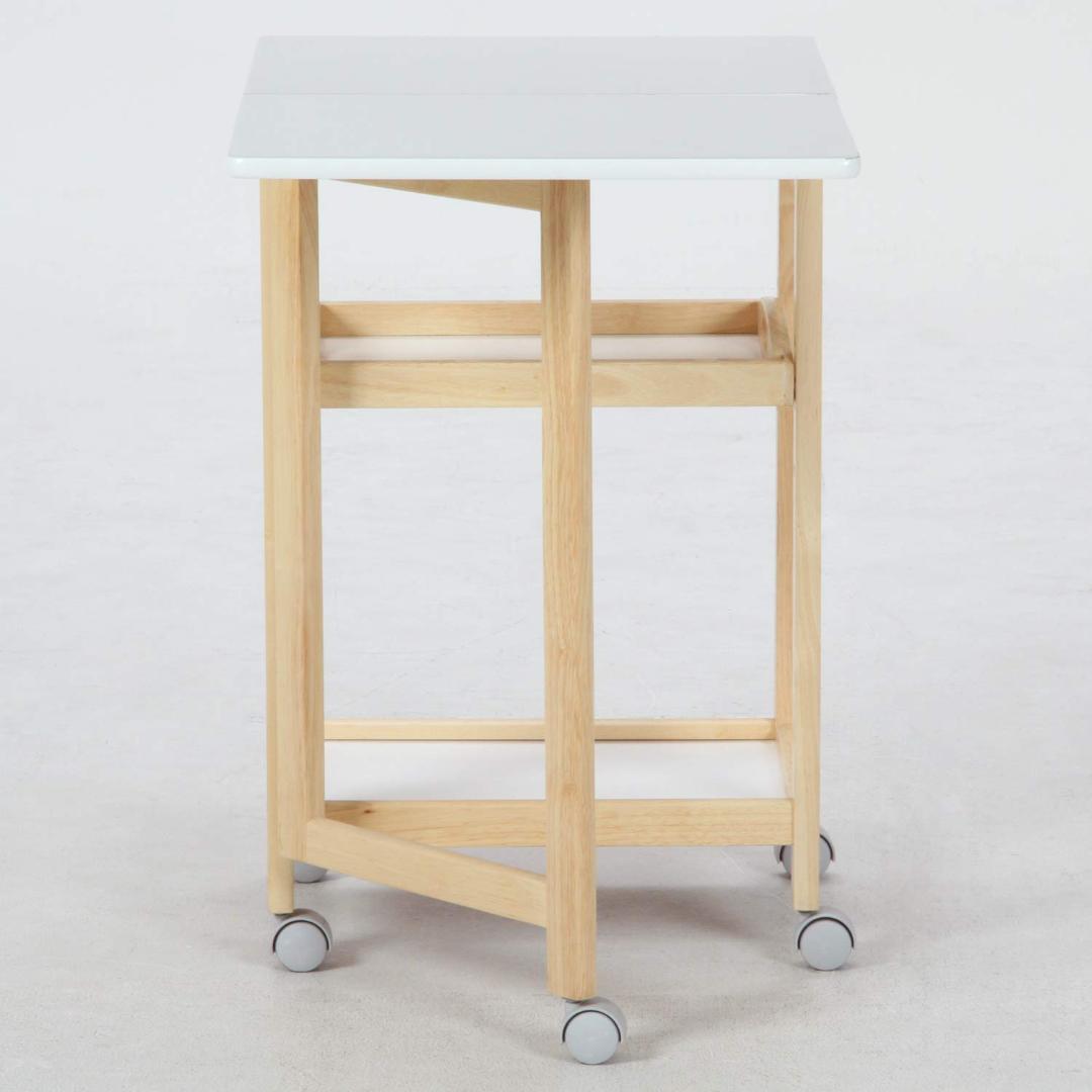 折り畳み バタフライ型キッチンカウンター 北欧デザイン