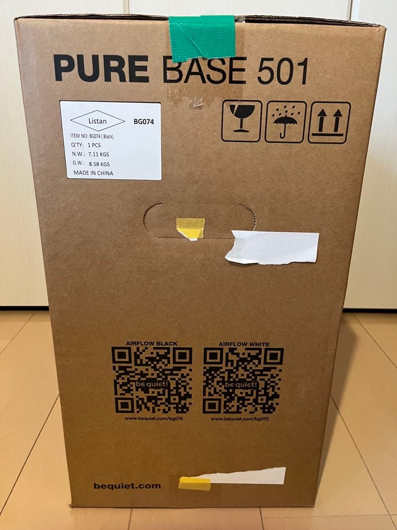 be quiet! PURE BASE 501 開封済 未使用