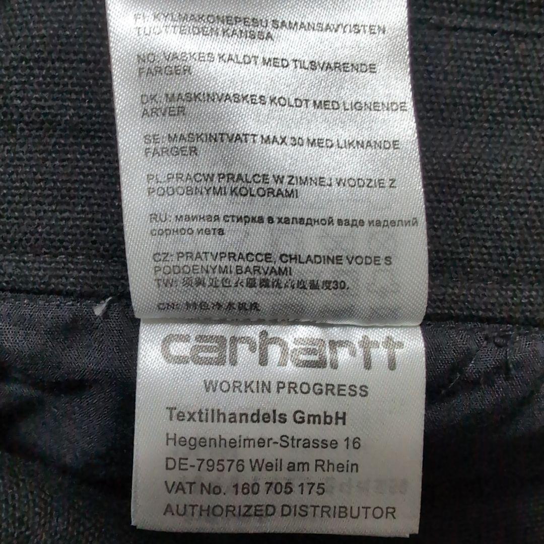 カーハート　オーバーオールMサイズ 美品 ブラック