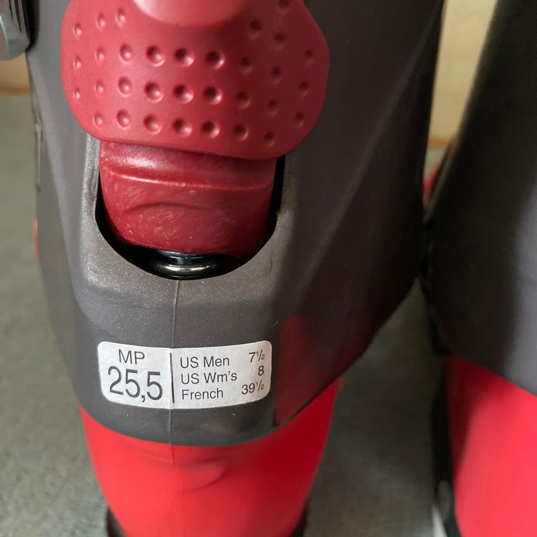 スノーボードブーツ 25.5 赤/グレー