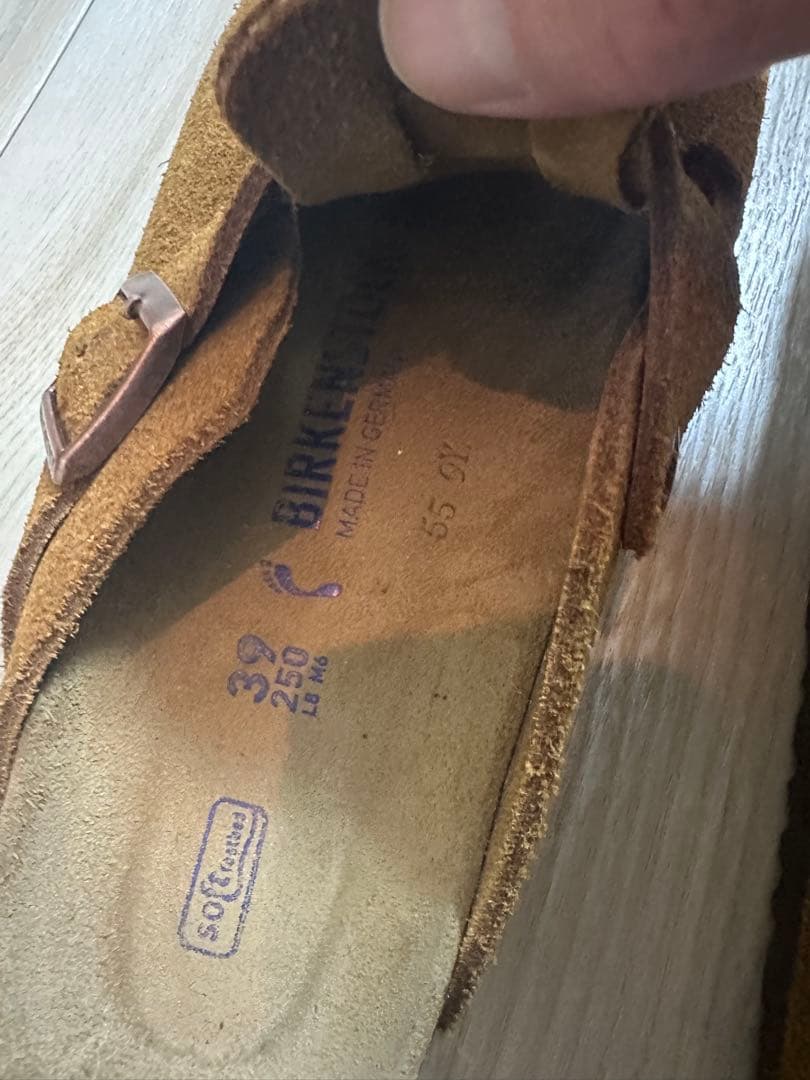 BIRKENSTOCK Boston ミンク ナロー 25.0cm