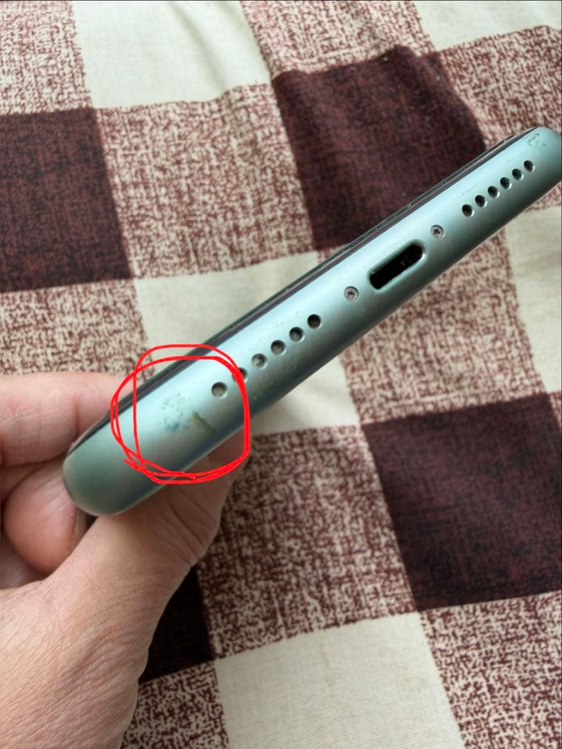 iPhone 11 128GB グリーン 本体、ケーブル、ケース、画面保護ガラス