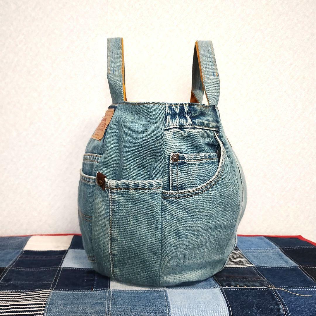 ♦️247【らっちゃん様】デニムリメイクバッグ　★2点おまとめ