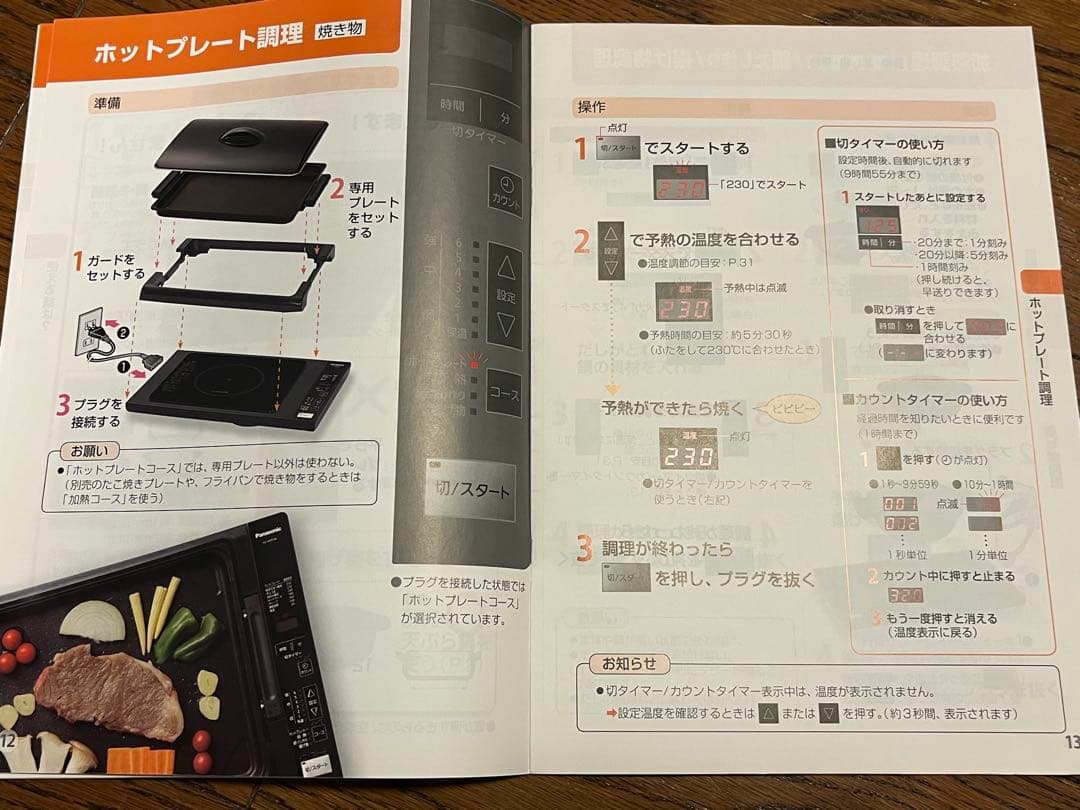 Panasonic パナソニック　IHホットプレート　専用鍋　KZ-HP2100