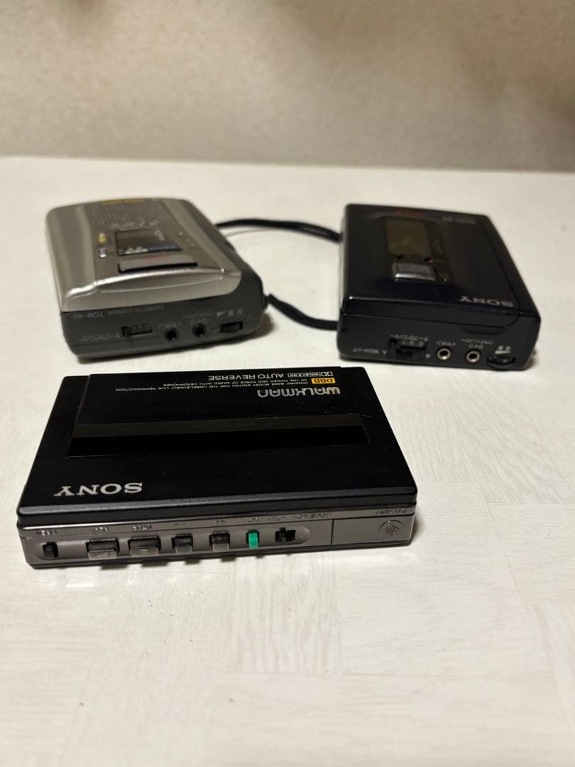 Sony カセットプレーヤー　　3点セット