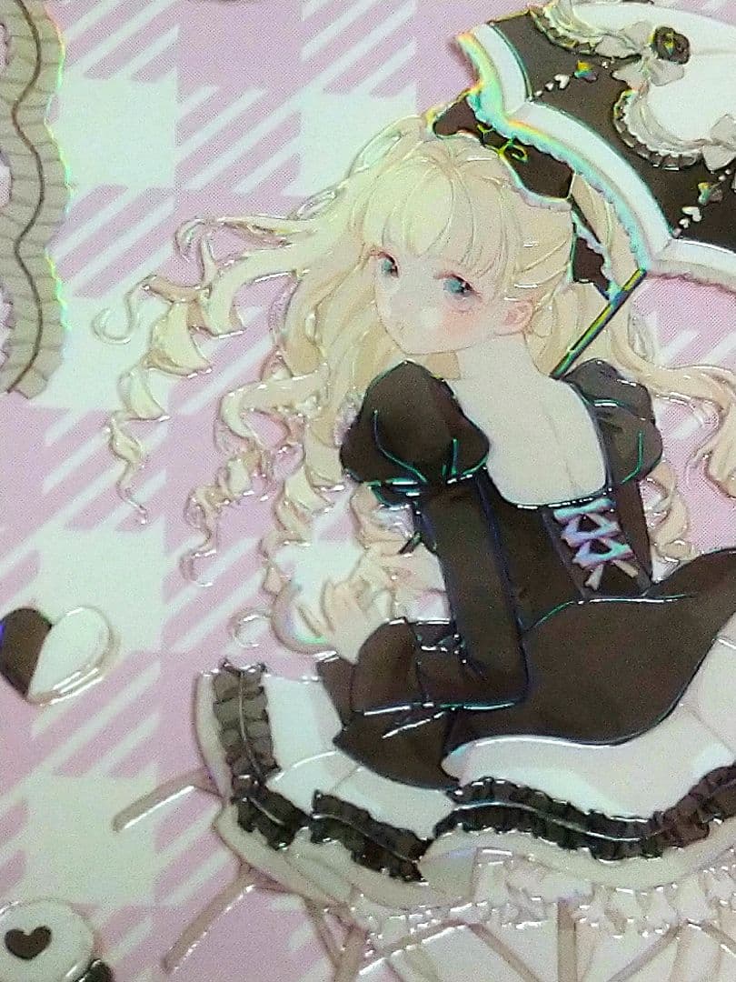 J1083＃永夜(炫彩)MERRY切り売り海外人物マステ女の子