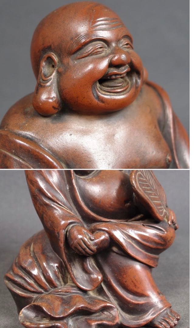 送料無料　値下げ中　江戸期古備前焼　伏香炉/置物