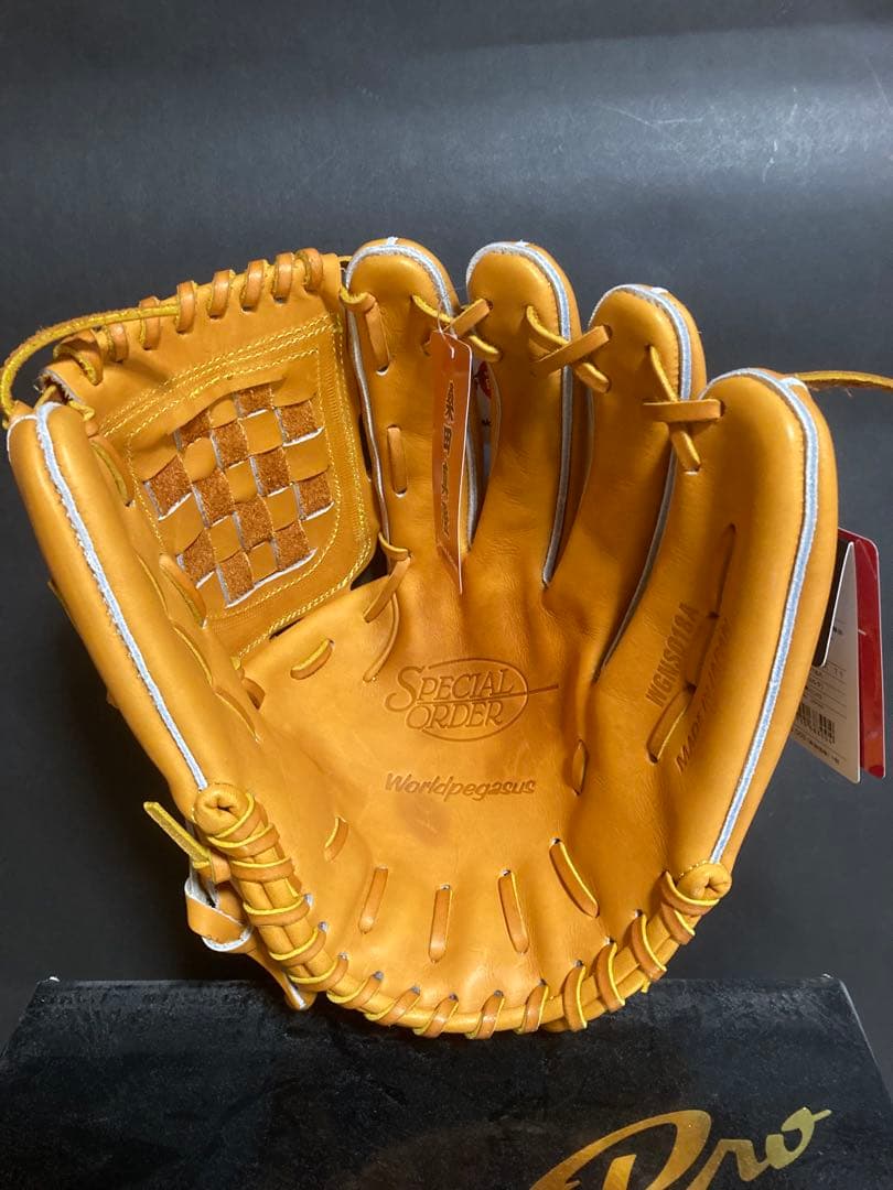 ワールドペガサスオーダー復刻桑田真澄モデル軟式投手右投用グラブ新品未使用品