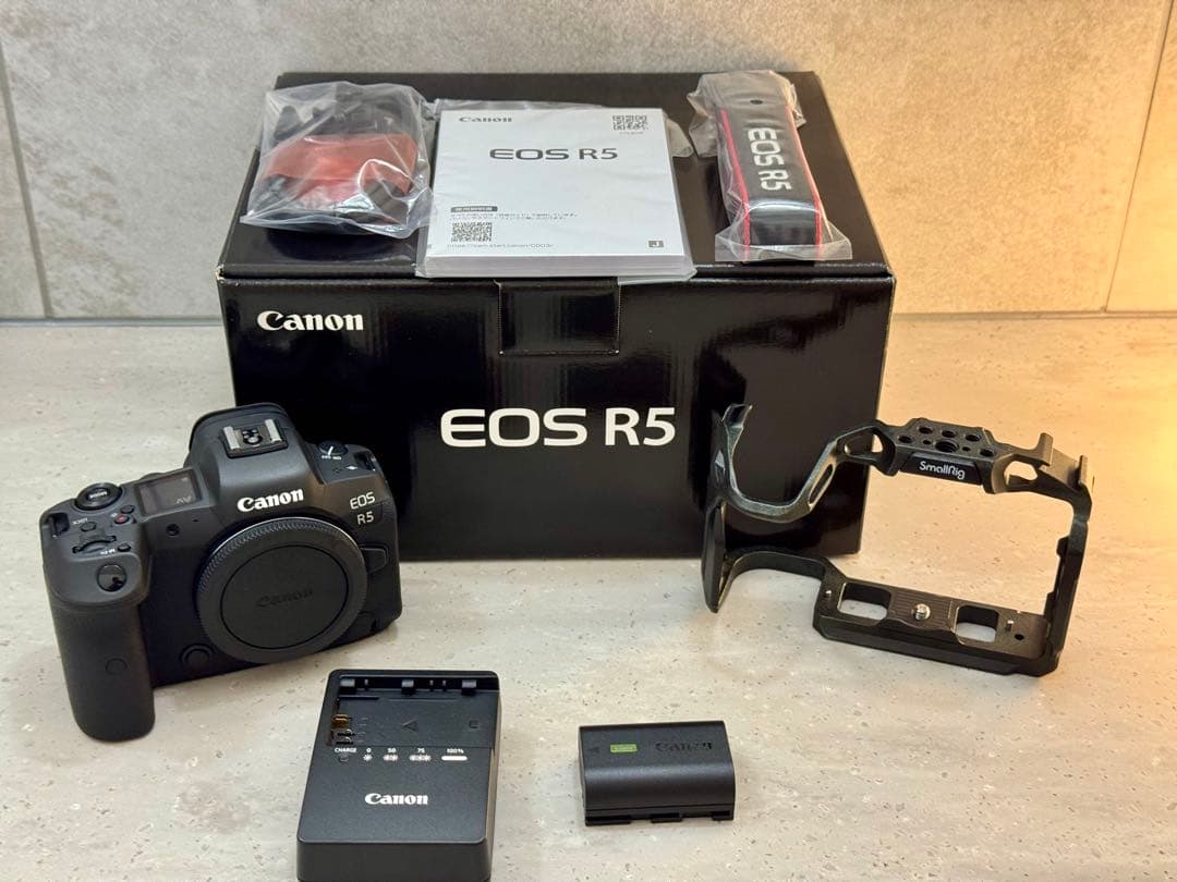 【極美品】Canon EOS R5 本体と付属品 シャッター回数2815回
