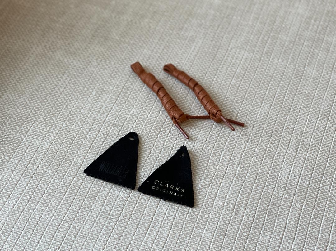 【美品】クラークス ワラビー ブーツ（ブラックスエード）