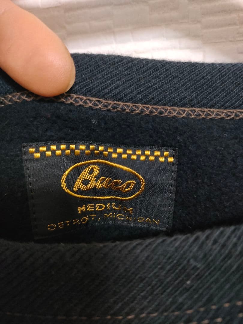 リアルマッコイズ　Buco ブラック 裏起毛スウェット Mサイズ