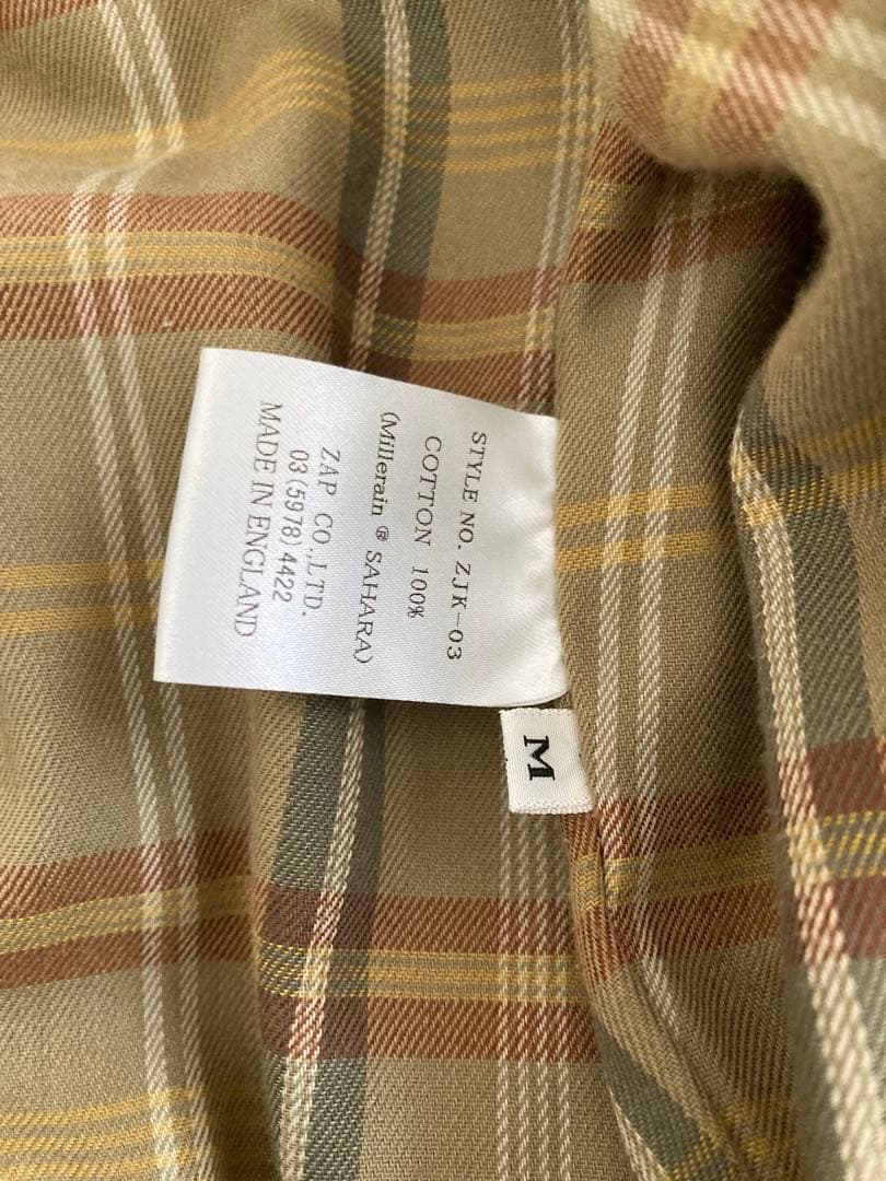 Pazdesign ミレレインサハラ　フィッシングジャケット グレー