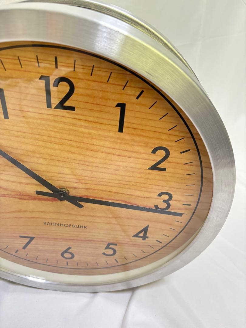 【新品未使用】インターフォルム　フランクリントン　両面時計　壁掛け　置き時計