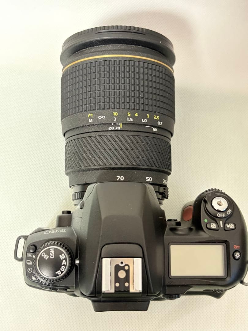 Nikon F80 フィルム一眼トキナATXPROF2.828-70mmレンズ付