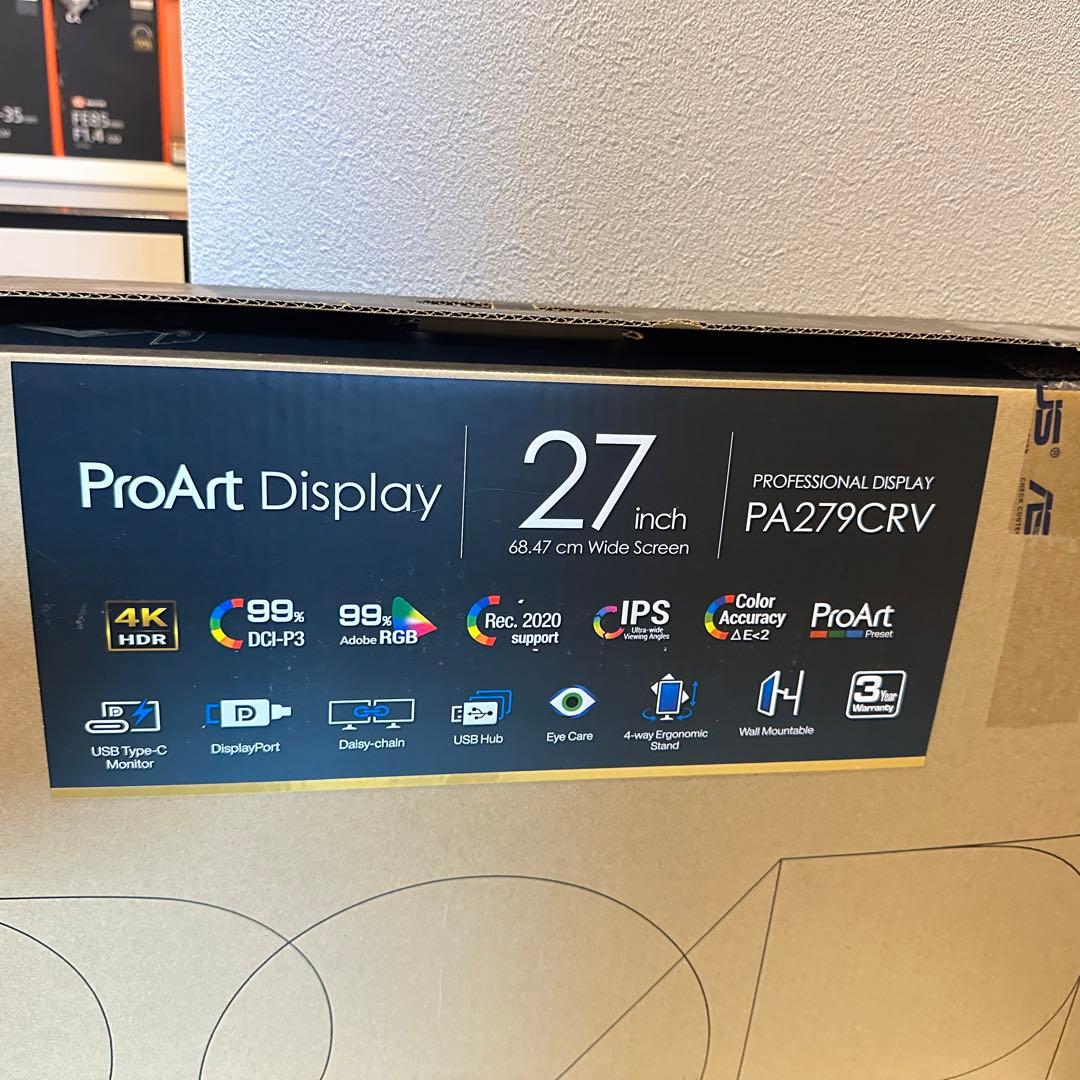ディスプレイ・モニター本体 Asus PA279CRV