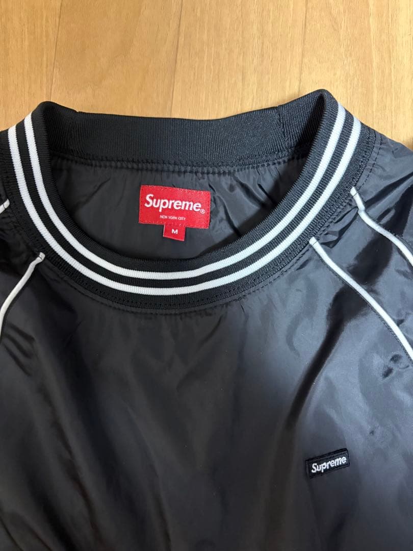 Supreme ブラックナイロンジャケット 19aw