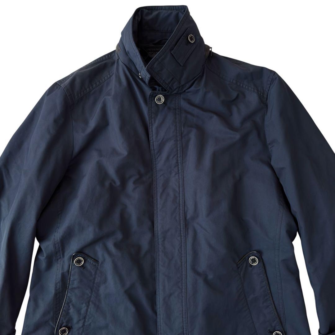 JOSEPH ABBOUD ジョセフアブード コート ネイビー L ミドル丈