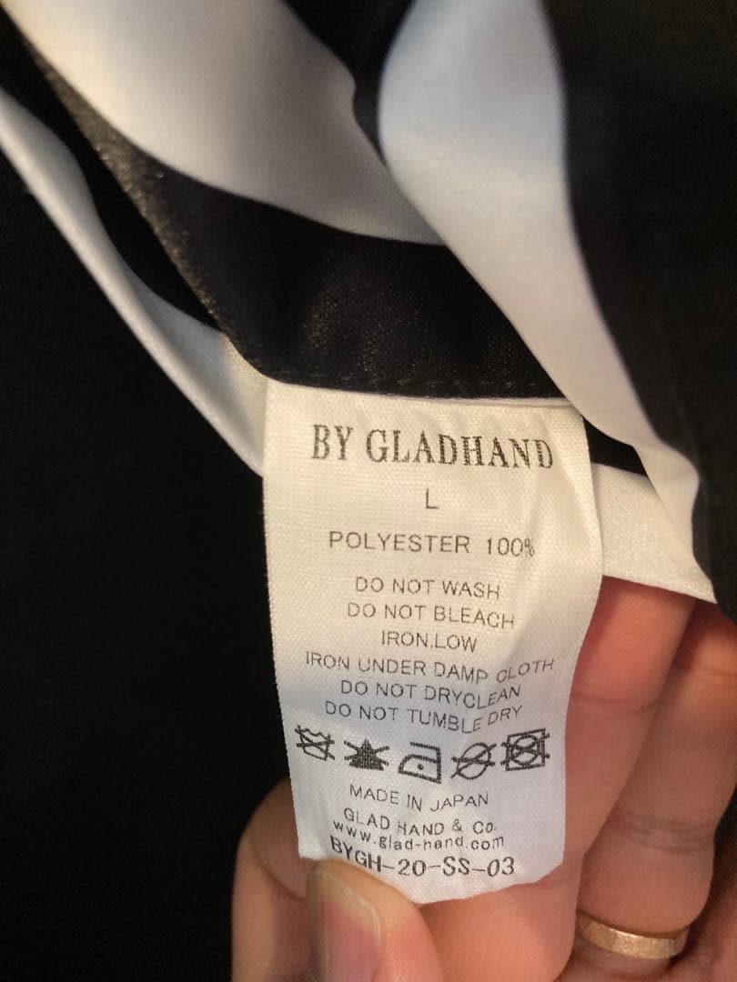 GLAD HAND GRACE STRIPE-COACH JACKET【L】