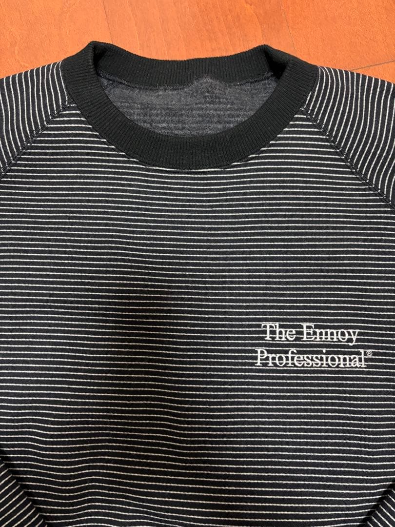 ENNOY BORDER SWEAT2025 【Lサイズ・ブラック】
