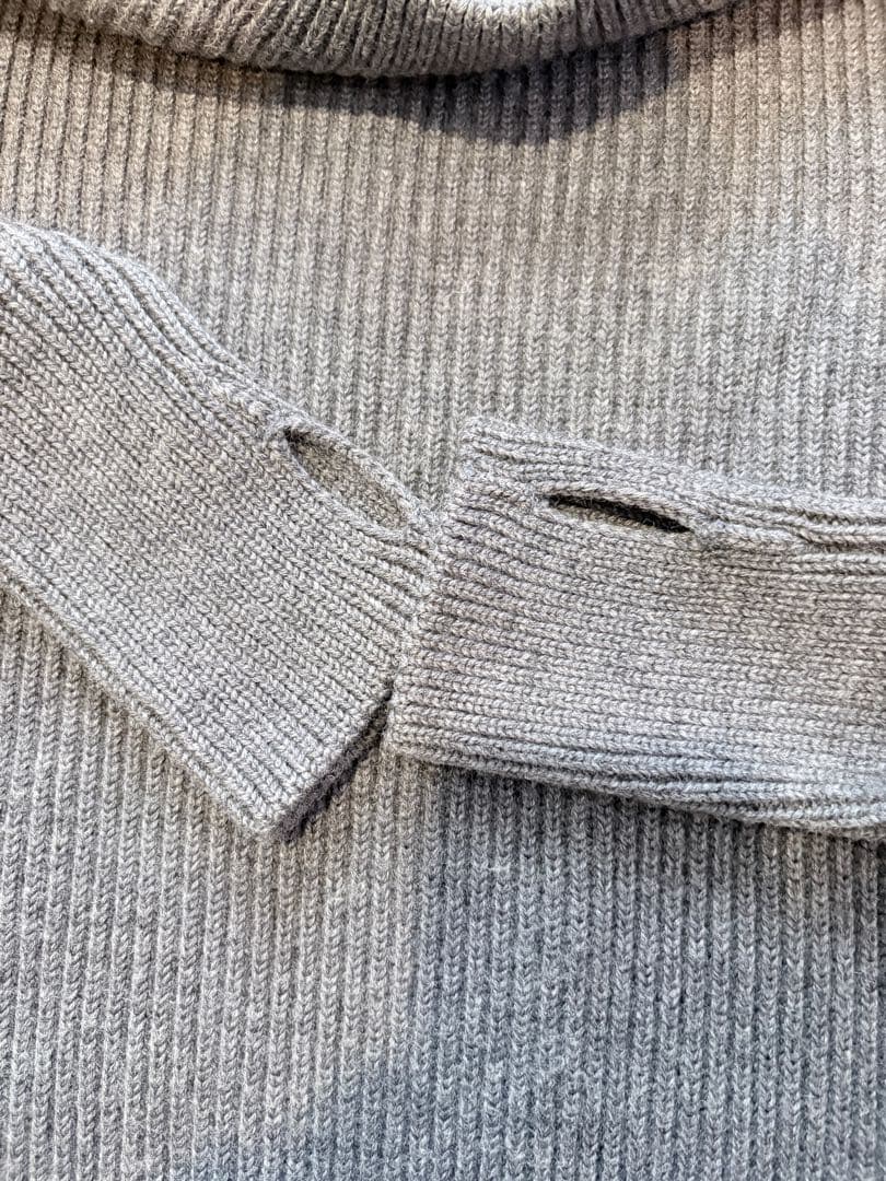 アンデルセンアンデルセン 5G クルーネックニット グレー L
