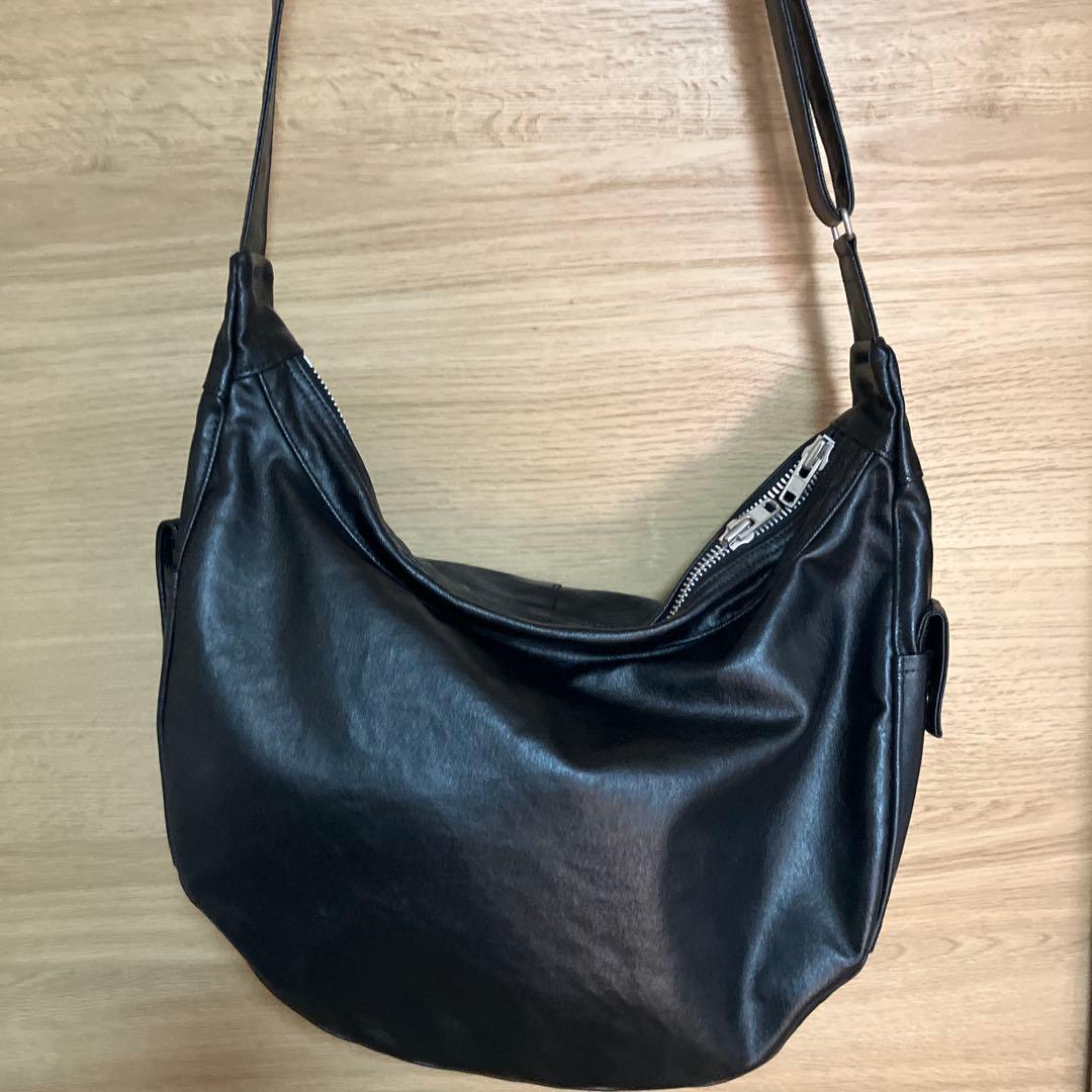 PORTER ショルダーバッグ ブラック　三日月