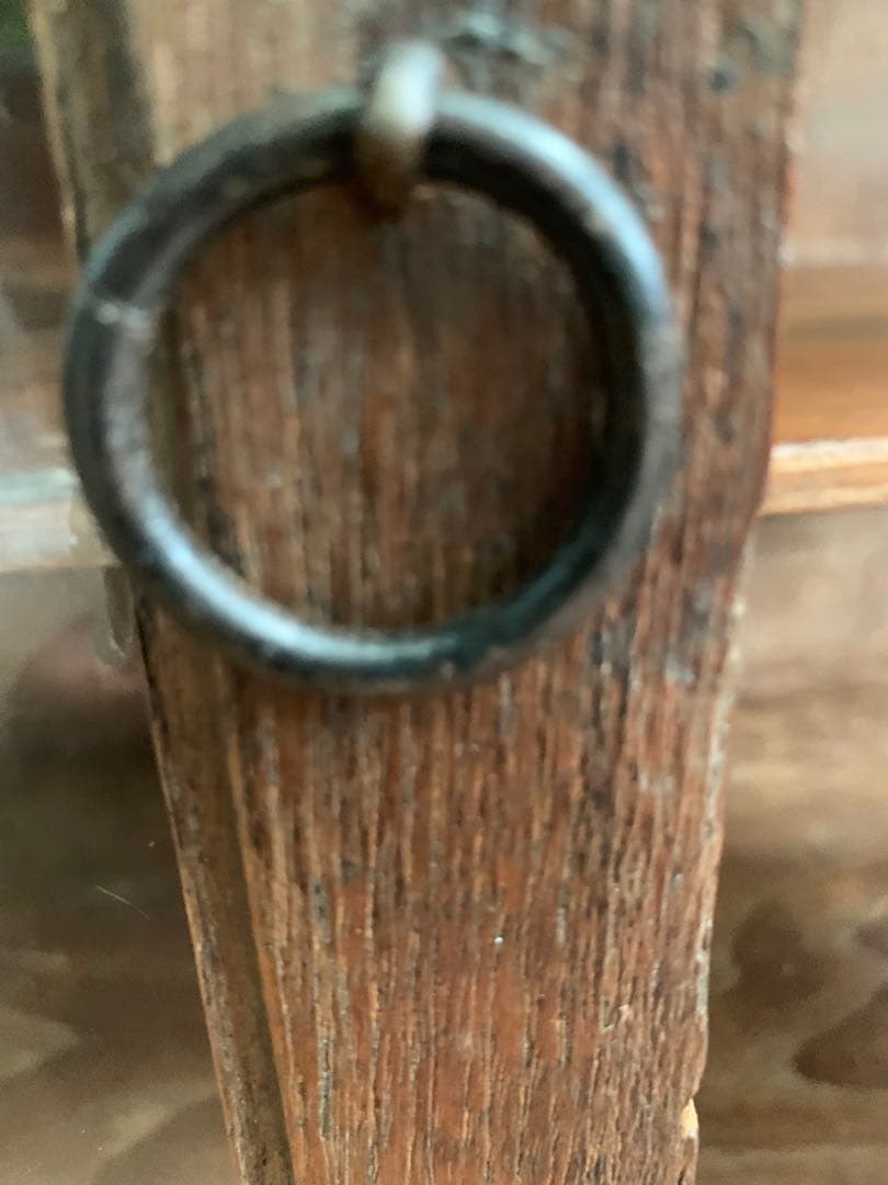 ビンテージ　古家具　リメイク　ショーケース　アイアン脚