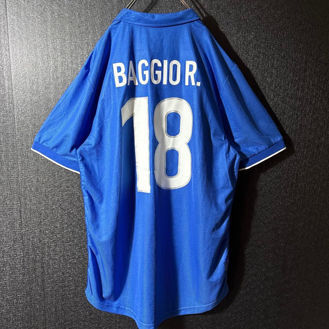 【★ ロベルト・バッジョ】 NIKE イタリア代表 サッカー ユニフォーム XL