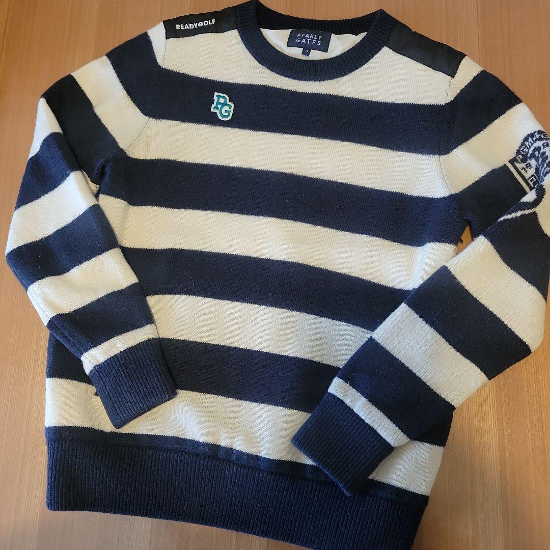 美品✨お洒落あったか❤パーリーゲイツ 裏地付きウールニット☆