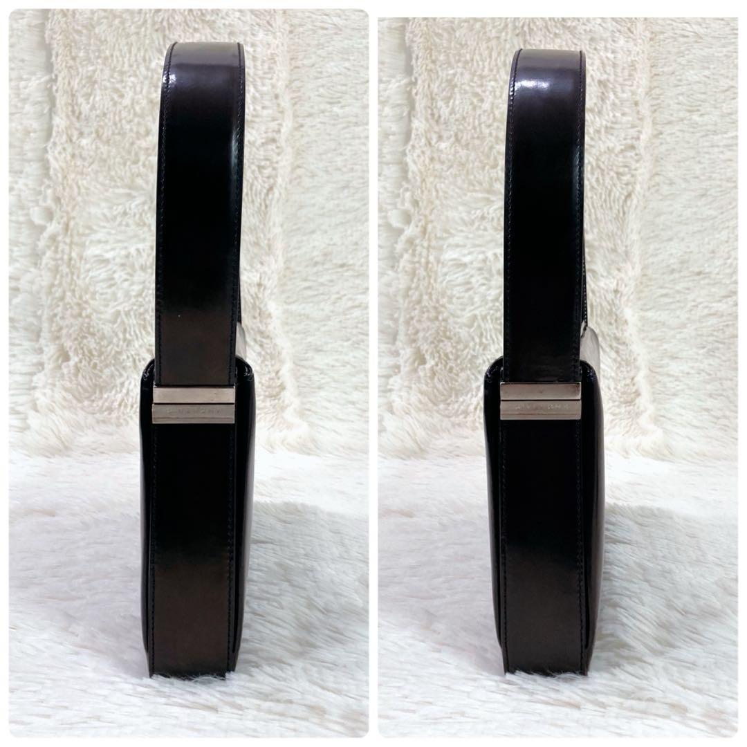【美品】GIVENCHY ジバンシィ パテントレザー ハンドバッグ