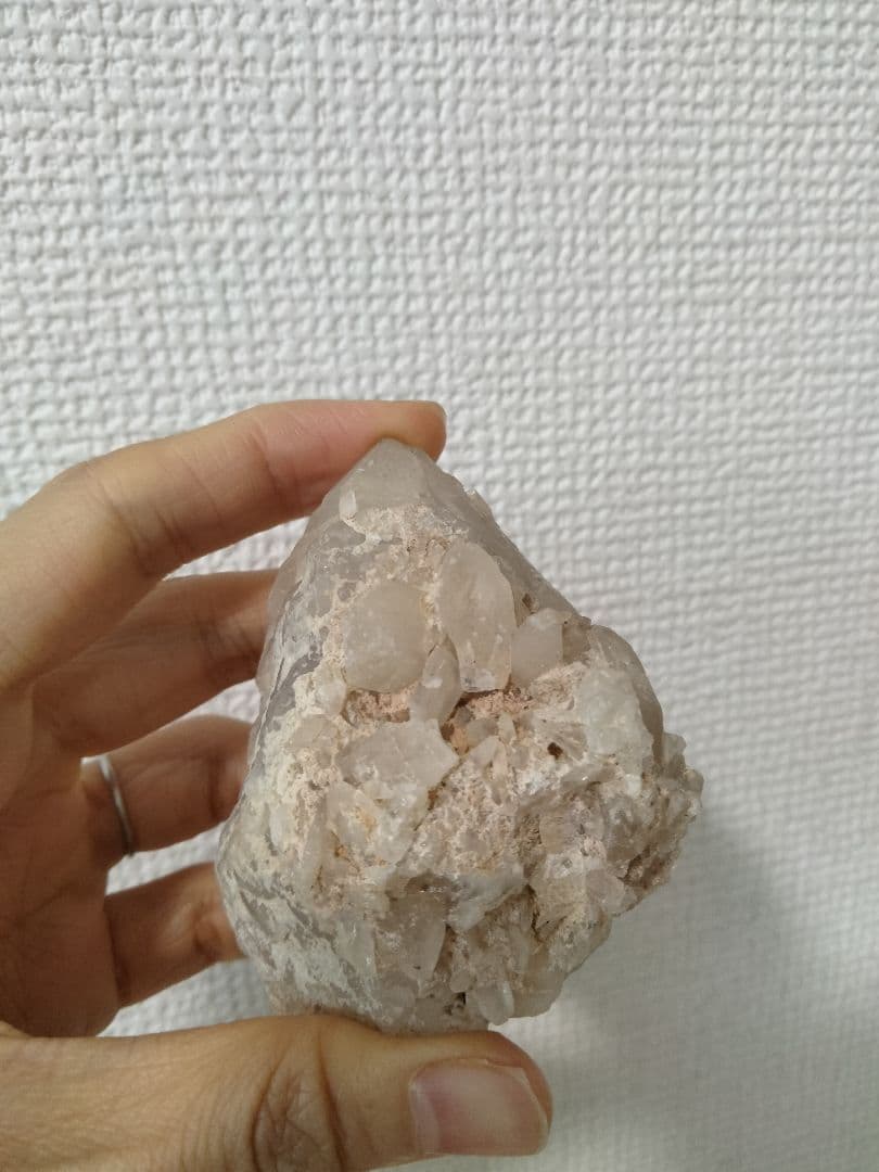 長野県天然水晶　国産天然　国産鉱山　164g天然水晶