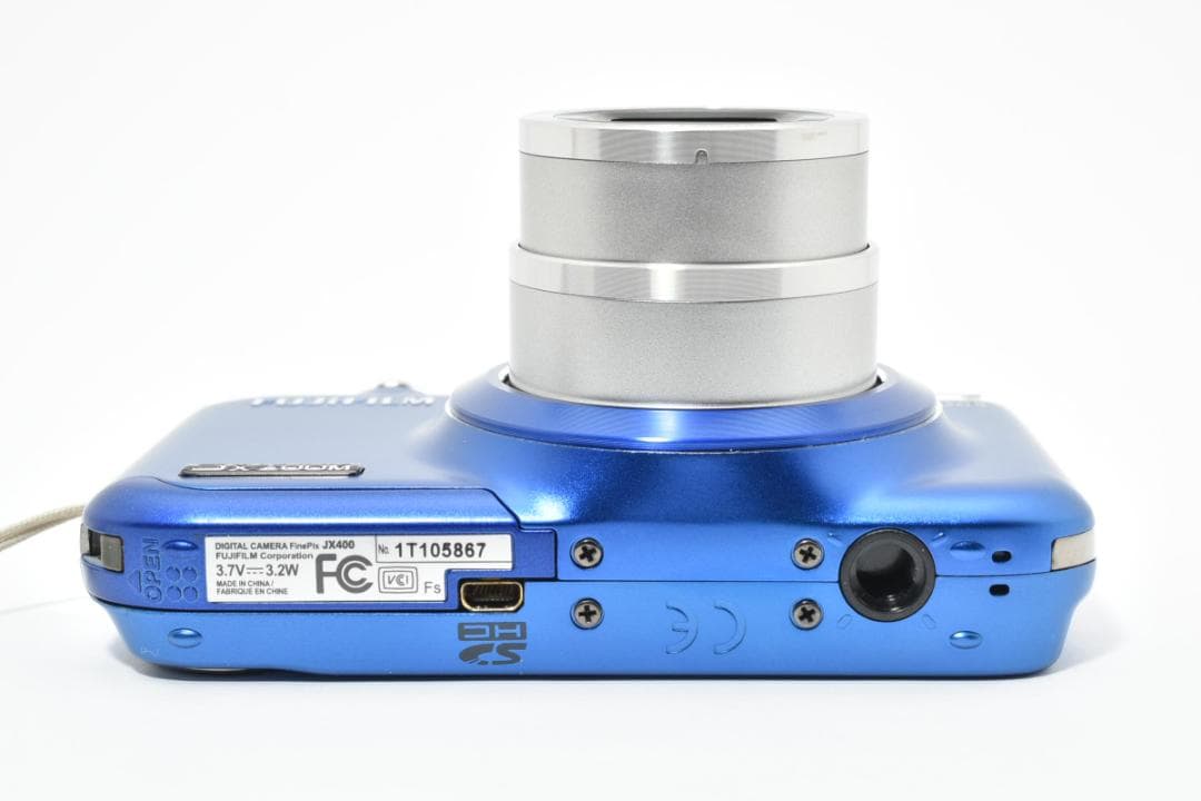 【美品】FUJIFILM FINEPIX JX400 ブルー　動作確認済