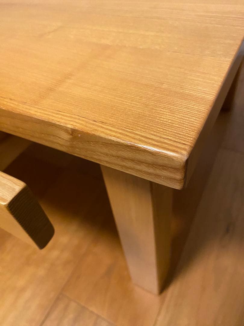 無印良品　MUJI タモ材　ローテーブル　天然木　廃盤
