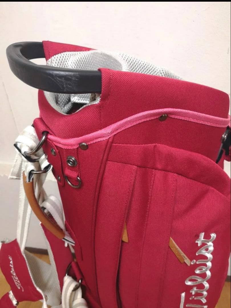 Mercedes Benz x Titleist Wネームキャディバッグ(赤)
