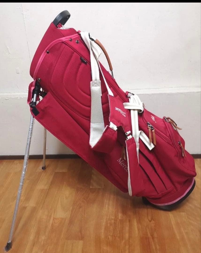Mercedes Benz x Titleist Wネームキャディバッグ(赤)