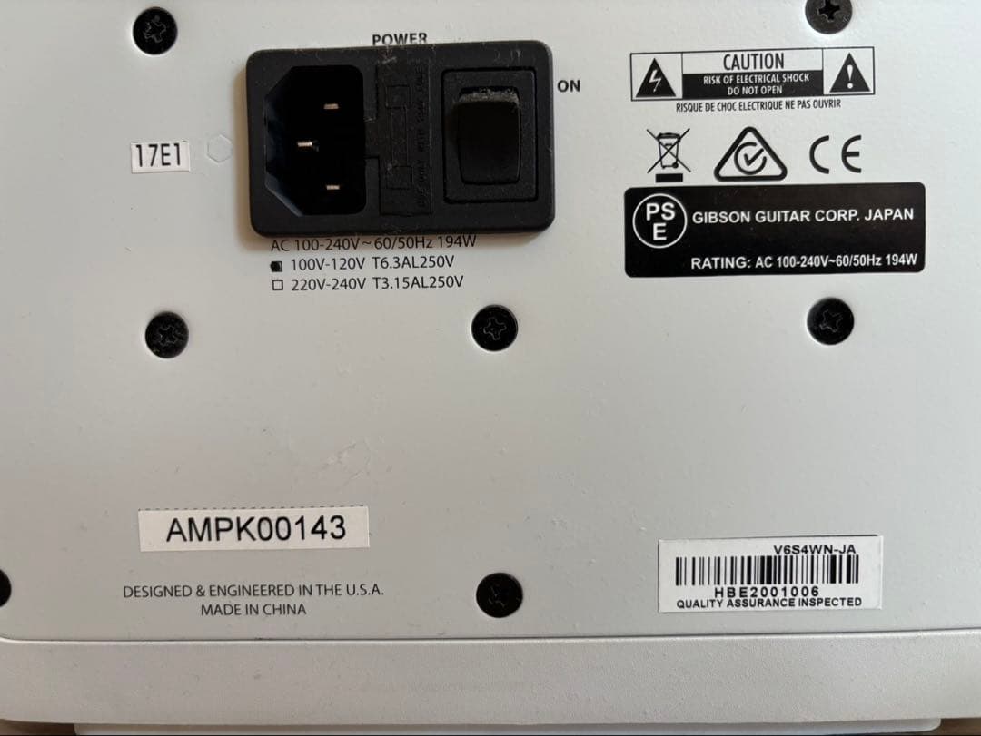 KRK/モニタースピーカー　V6S4 353mm ホワイト アンプ内蔵