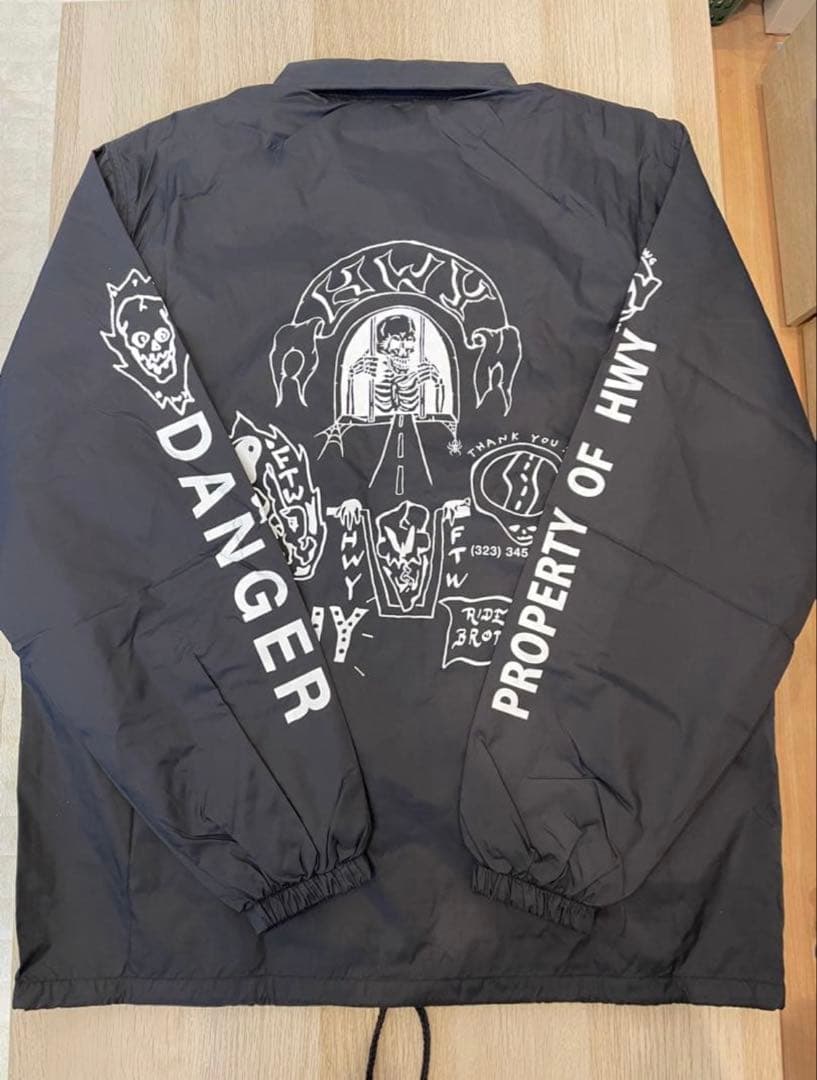 HWY×US TATTOO FLASH NYLON COACH JACKET