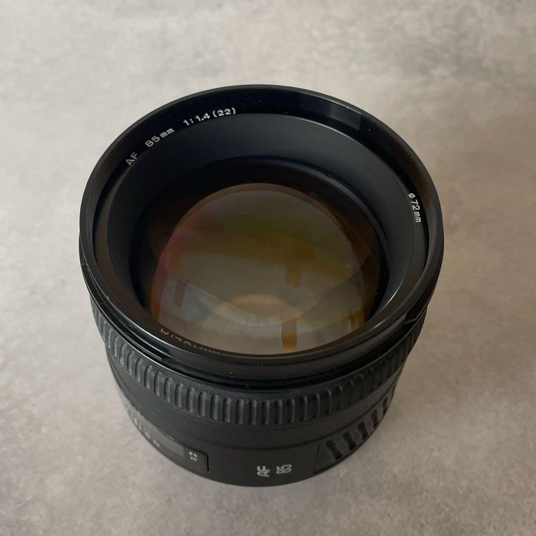 MINOLTA ミノルタ AF 85mm F1.4 (22) θ72mm