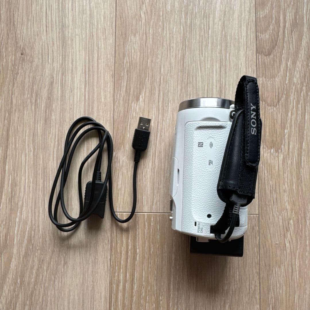 優*里様 SONY HDR-CX680 ホワイト ビデオカメラ 本体