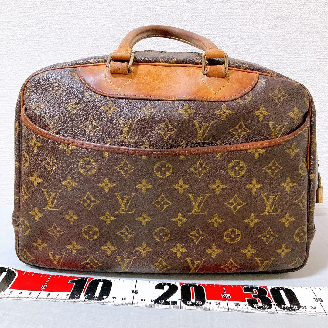 343 ルイヴィトン モノグラム　ドーヴィル　ハンドバッグ