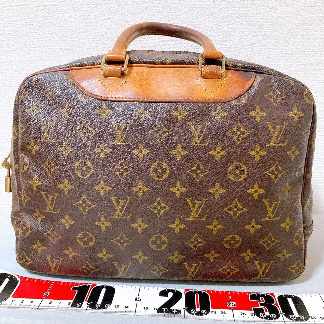 343 ルイヴィトン モノグラム　ドーヴィル　ハンドバッグ