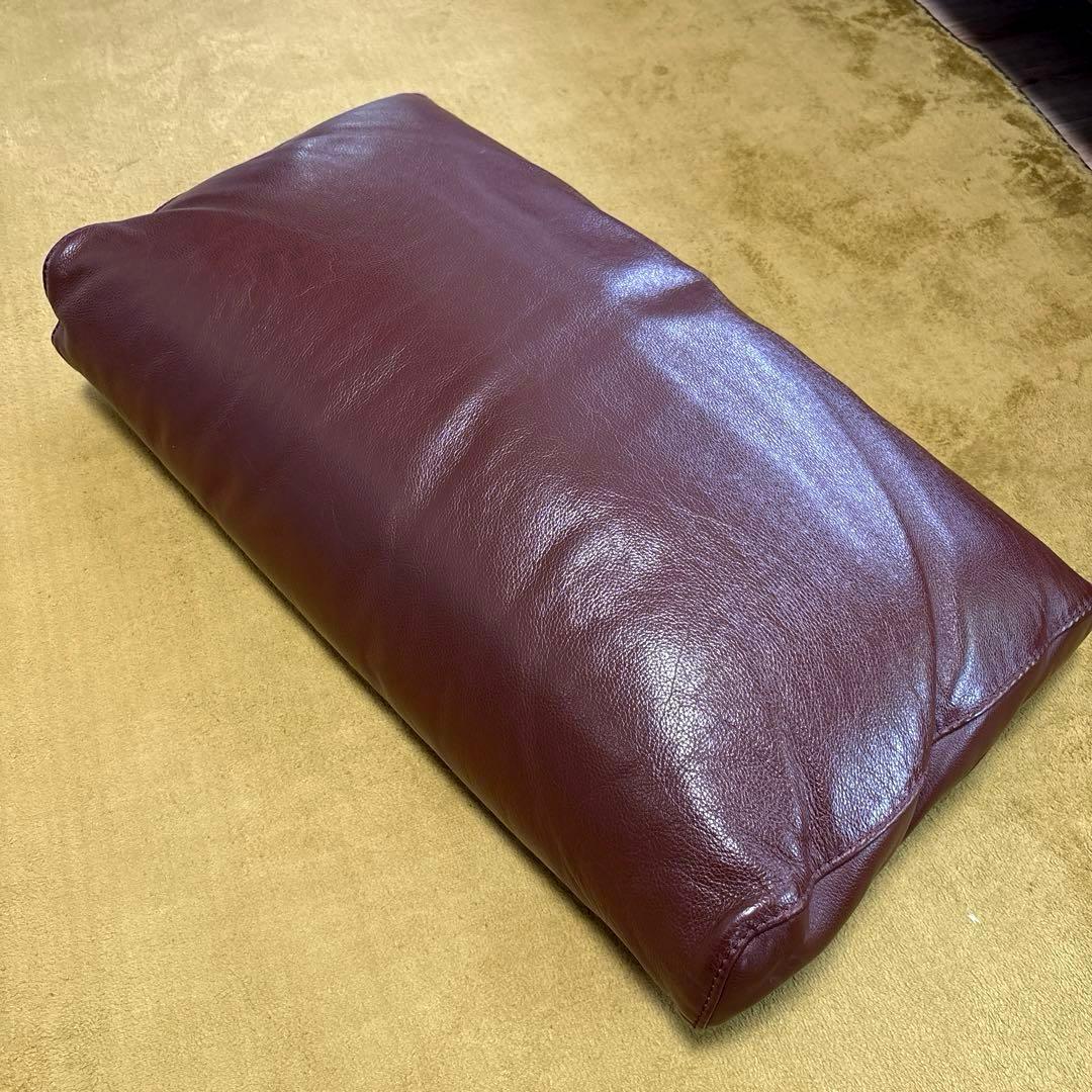 無印良品　革張りフェザーソファ