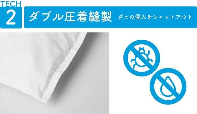 簡単にキレイを維持できる「毎日、洗える、ふとん。」掛け布団とマットレスのセット