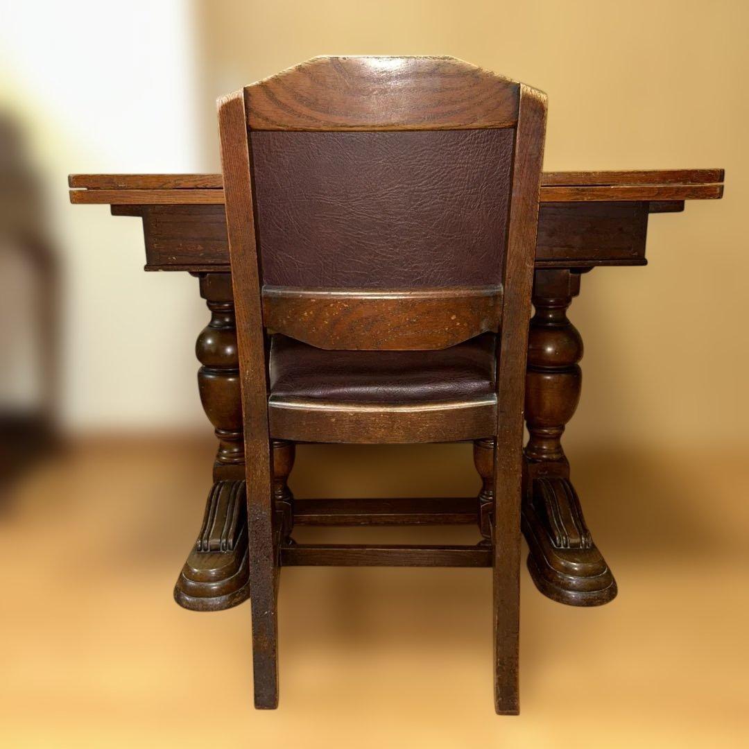 バルボスレッグ　椅子　イギリス　アンティーク
