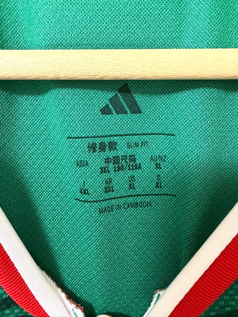 アディダス　メキシコ代表26ホームレプリカユニフォーム