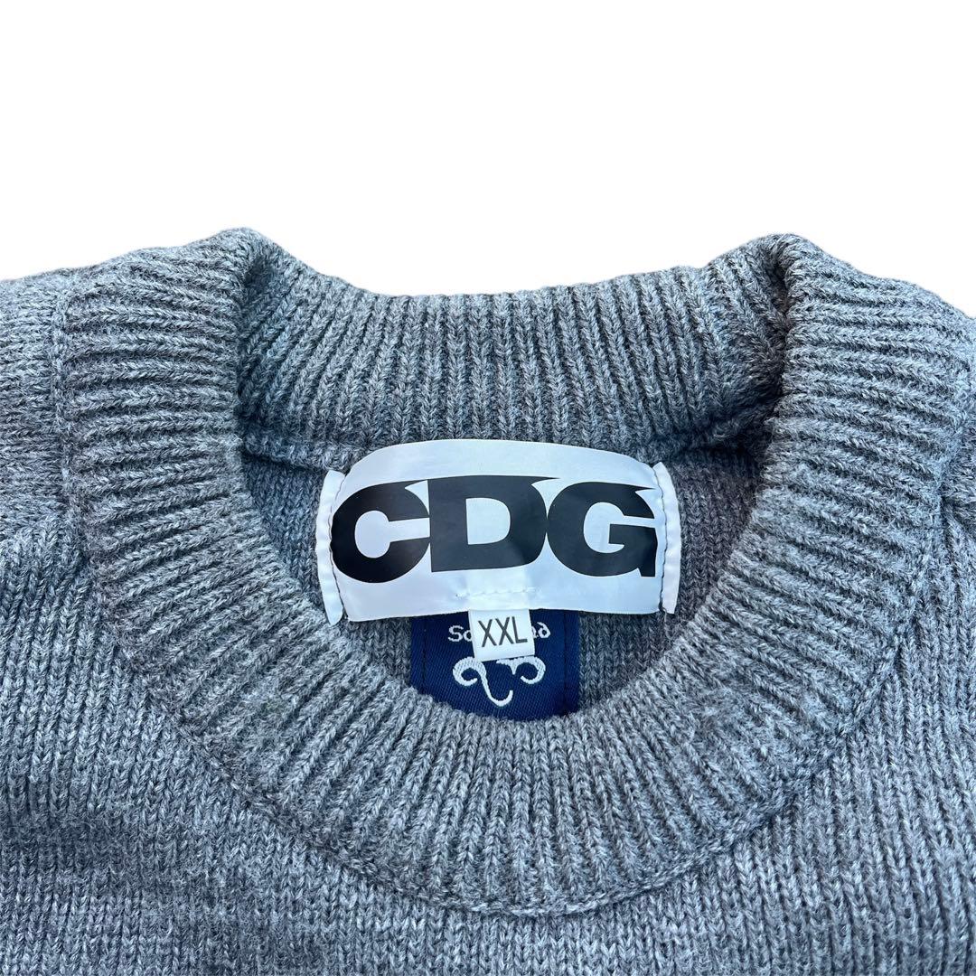 COMME des GARCONS ラウンドネック スクール プルオーバーニット