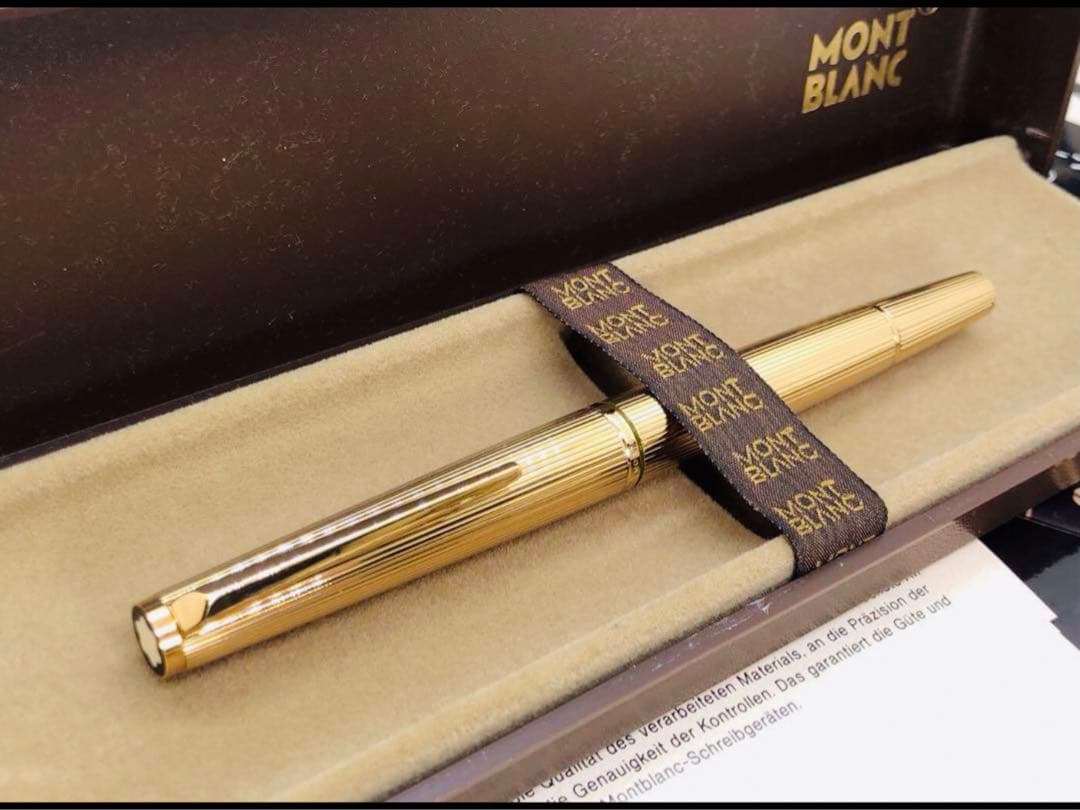 ⭐️金運を呼ぶ！⭐️総金張りマイスターシュテユックの名品！No1246⭐️モンブラン⭐️