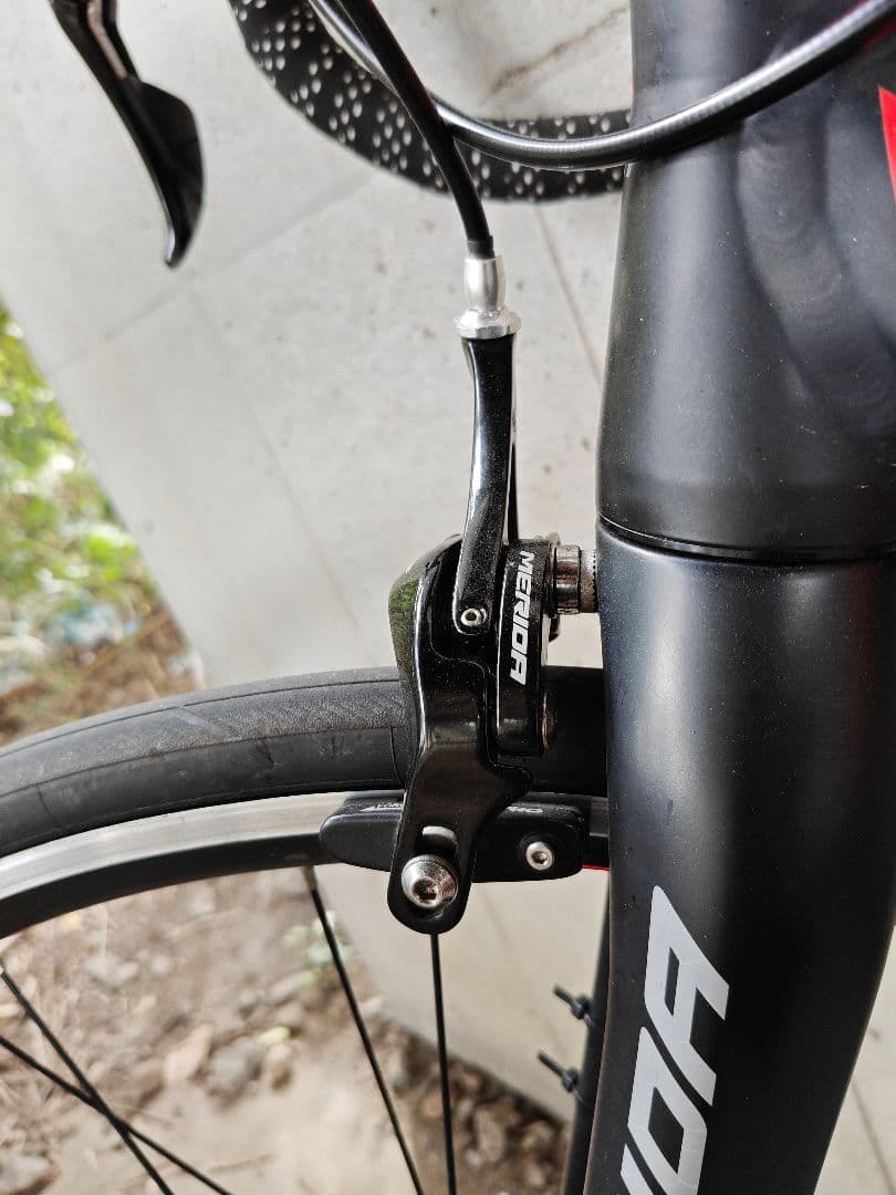 MERIDA ロードバイク ブラック/レッド 700C