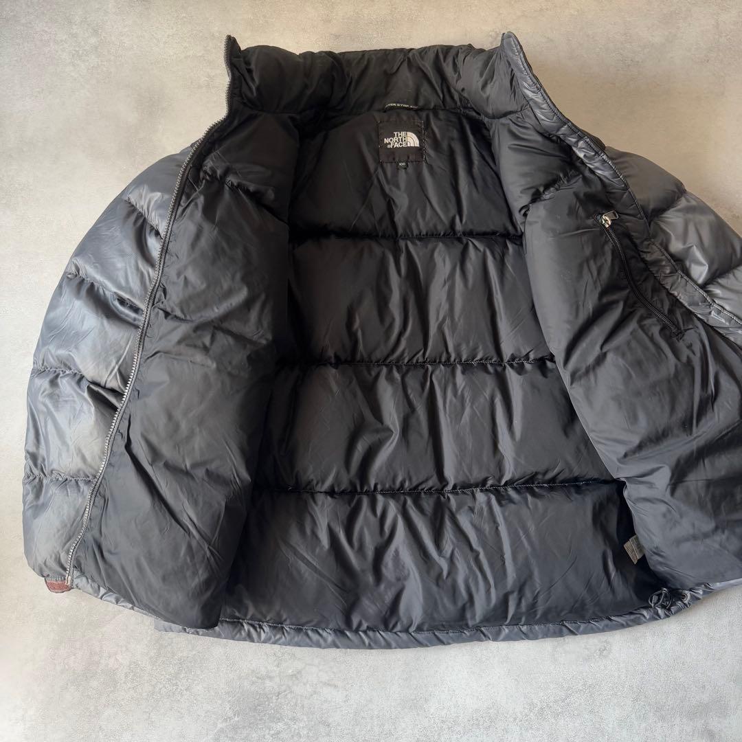 S*a様 ノースフェイス ヌプシ ダウンジャケット Lサイズ 古着 グレー