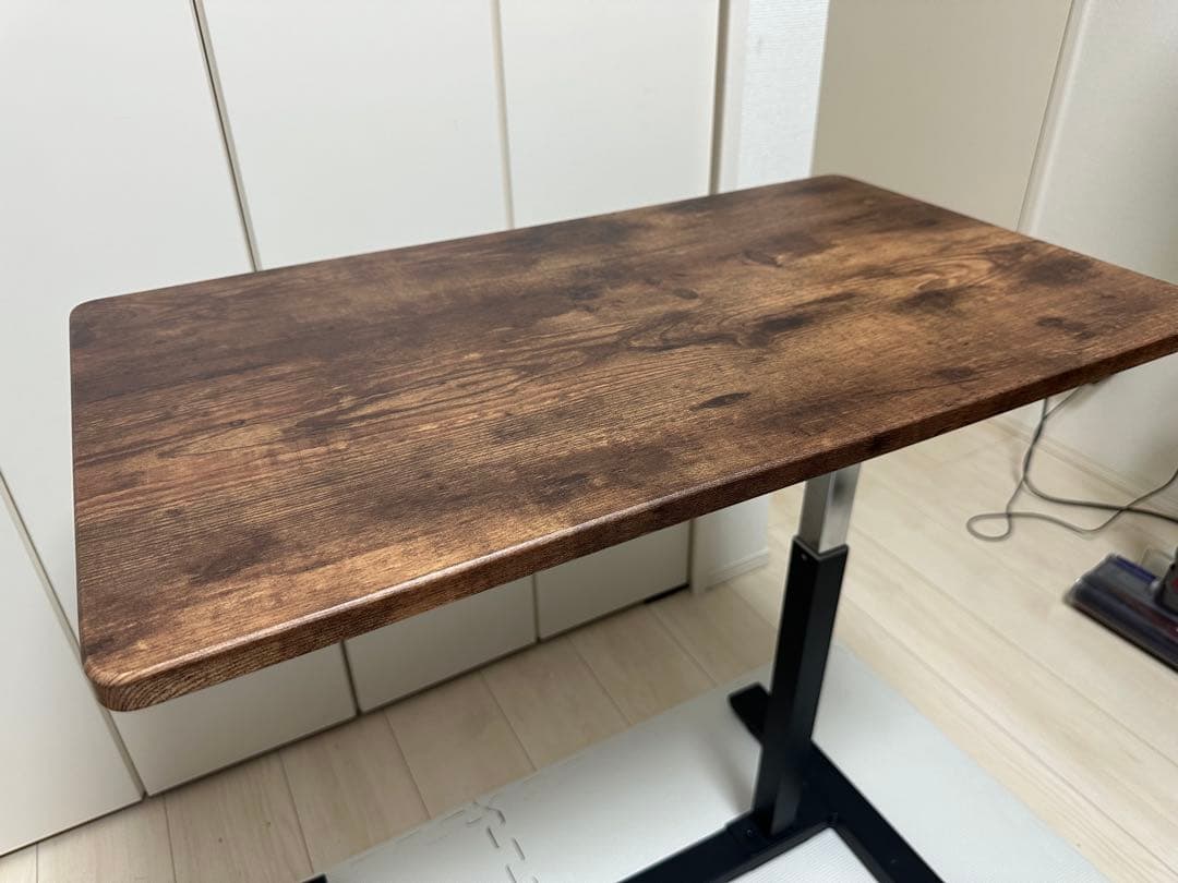 不二貿易 昇降式テーブル 幅70×奥行40×高さ55cm~75cmガス昇降