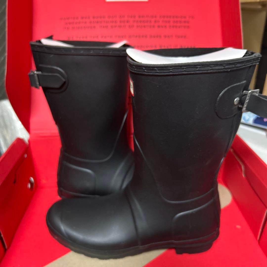 新品　HUNTERハンター レインブーツ　長靴　24.5-25センチ　39